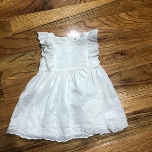 12M white lace dress